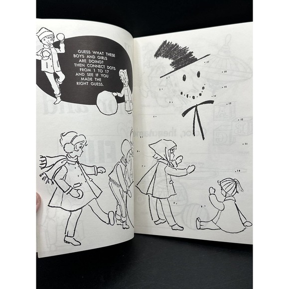 Rare Robinson’s Department Store Christmas Santa Claus Coloring Book 1950s Mint! - Picture 5 of 11